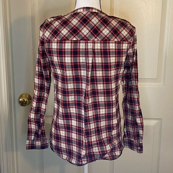 Olive & Oak, fall flannel patterned button down - Picture 6 of 10